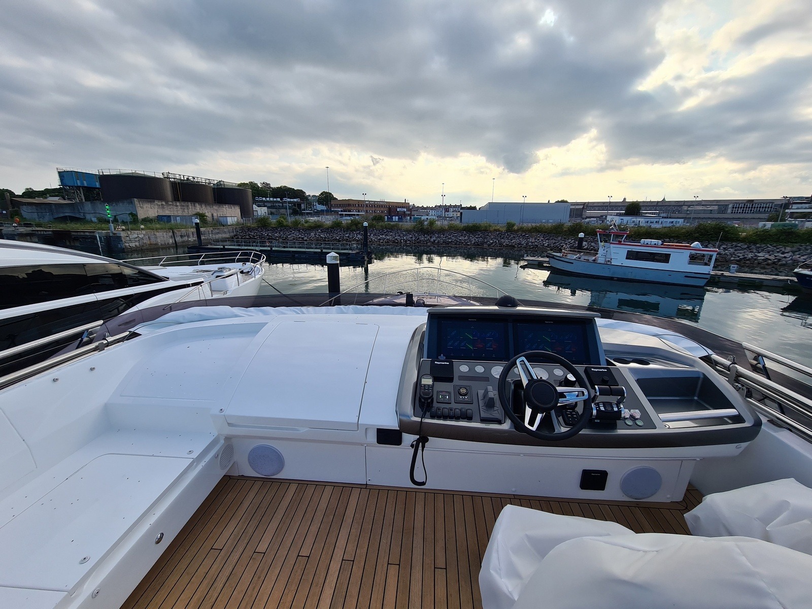 Princess S66 in marina